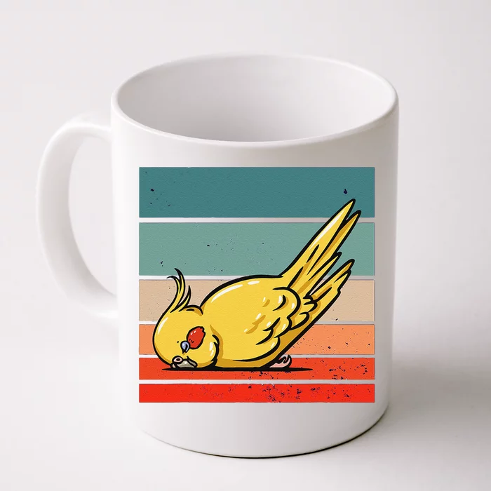 Sleeping Cockatiel Cute Factor Birds Animal Nature Relaxing Front & Back Coffee Mug