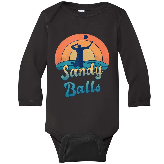 Santa Cruz California Vintage Skeleton Baby Long Sleeve Bodysuit