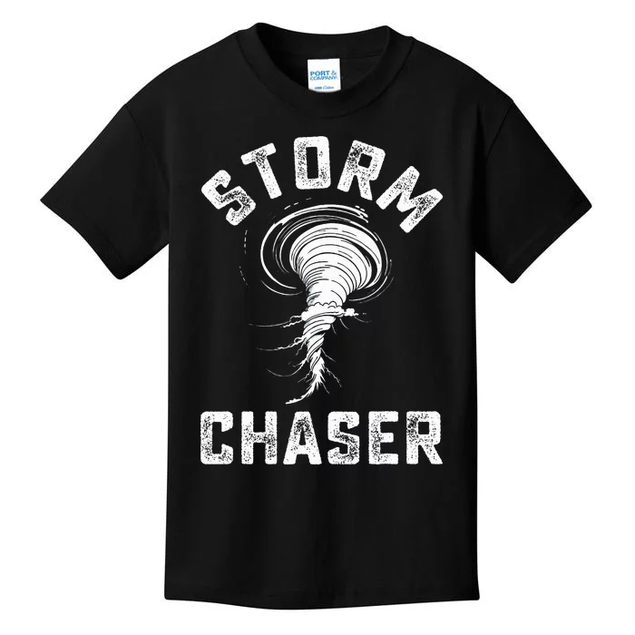 Storm Chaser Costume Tornado Twister Chasers Kids T-Shirt