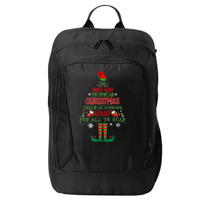 Spread Christmas Cheer Sing Out Loud Funny Festive Christmas City Backpack