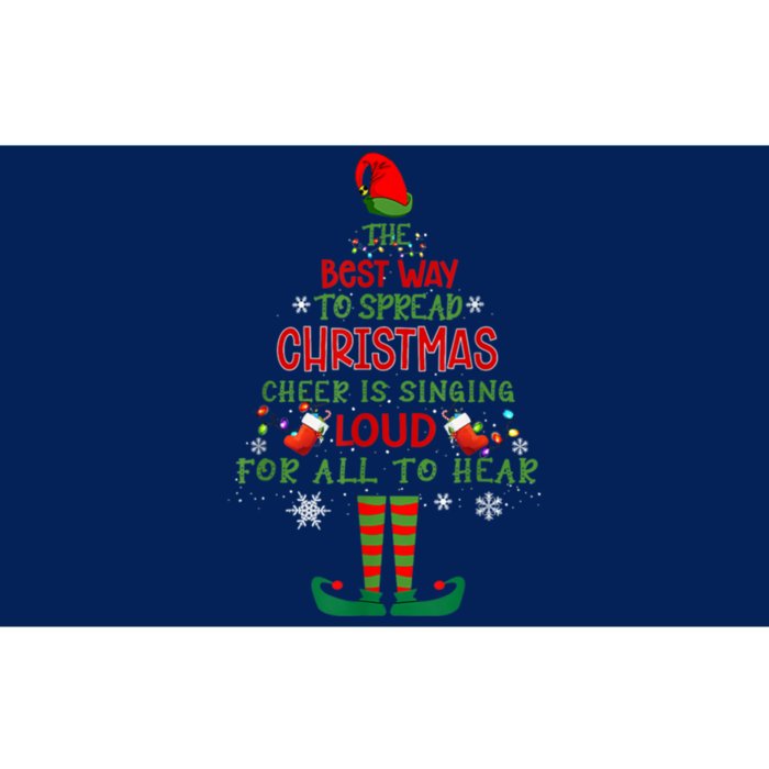 Spread Christmas Cheer Sing Out Loud Funny Festive Christmas Bumper Sticker