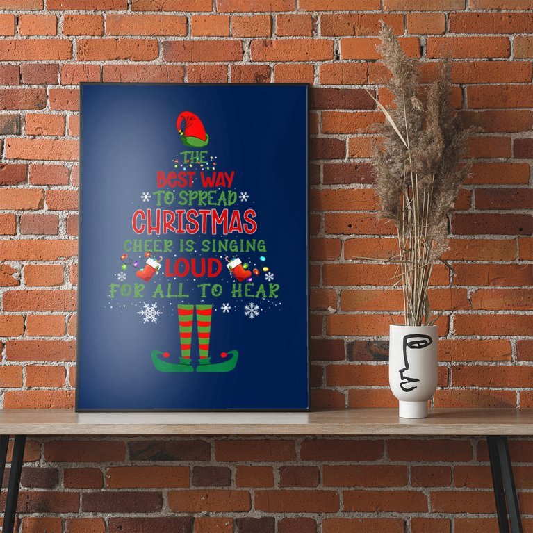 Spread Christmas Cheer Sing Out Loud Funny Festive Christmas Poster