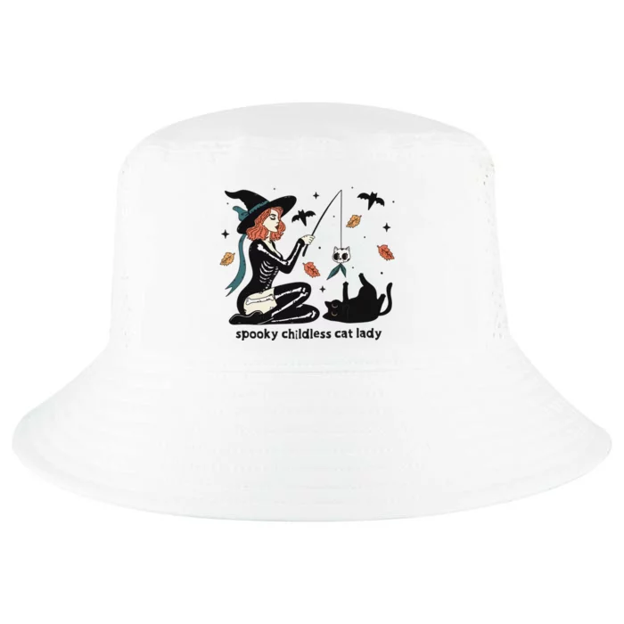 Spooky Childless Cat Lady Kamala Halloween Cool Comfort Performance Bucket Hat