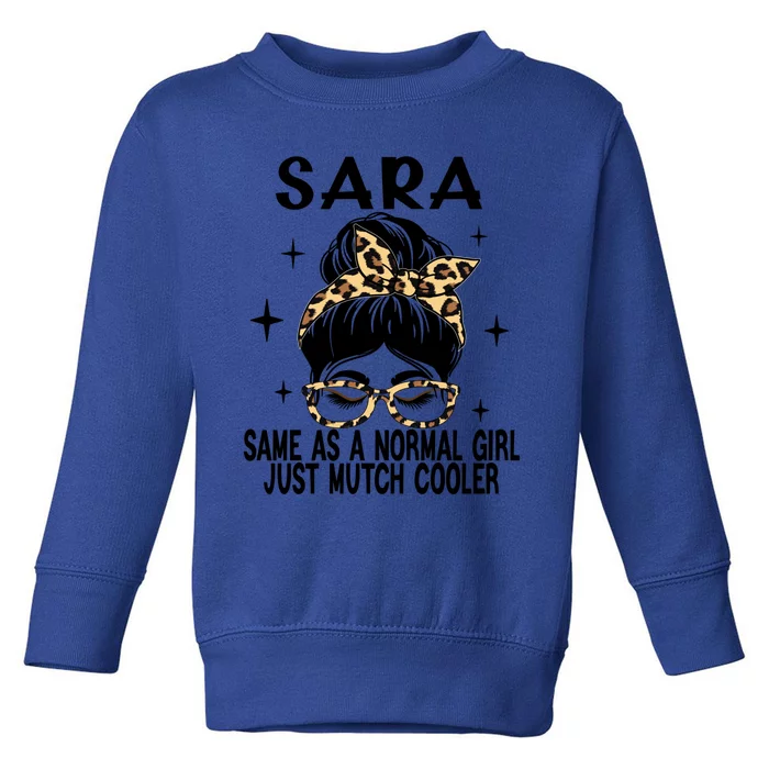 Sara Costume Cute Definition Personalized Name Sara Meaningful Gift Toddler Sweatshirt