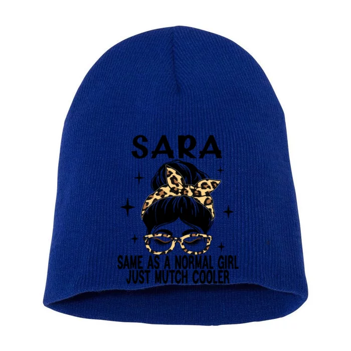 Sara Costume Cute Definition Personalized Name Sara Meaningful Gift Short Acrylic Beanie