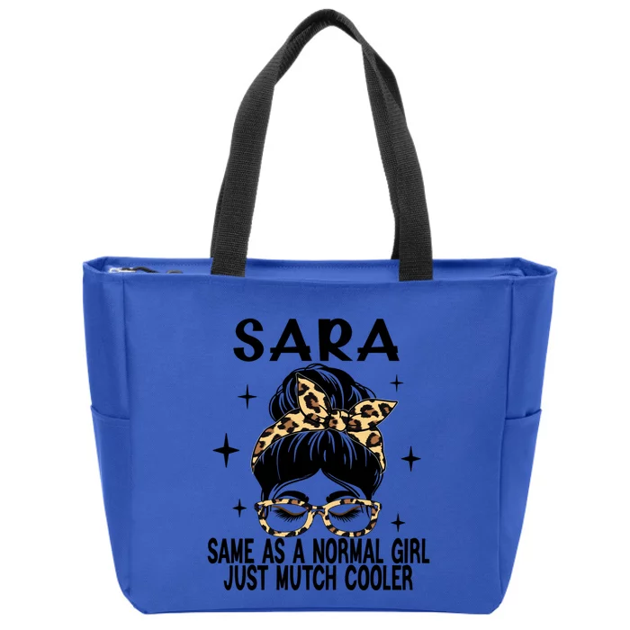 Sara Costume Cute Definition Personalized Name Sara Meaningful Gift Zip Tote Bag