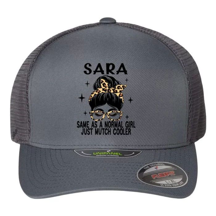 Sara Costume Cute Definition Personalized Name Sara Meaningful Gift Flexfit Unipanel Trucker Cap