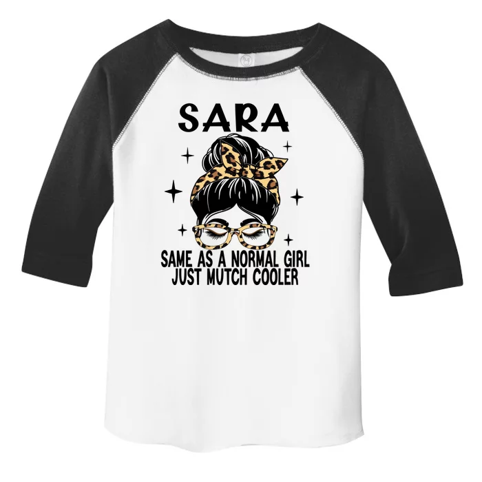 Sara Costume Cute Definition Personalized Name Sara Meaningful Gift Toddler Fine Jersey T-Shirt