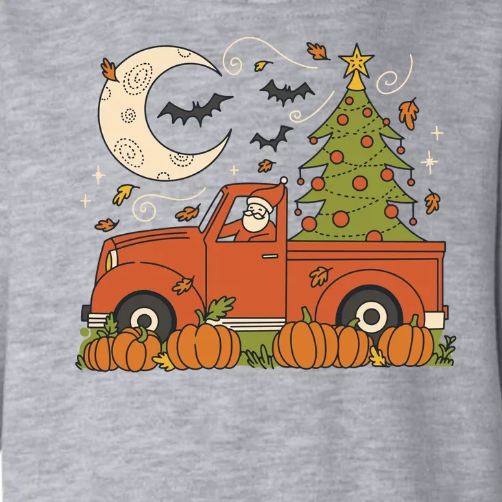 Santa Claus Christmas Holiday Truck Toddler Hoodie