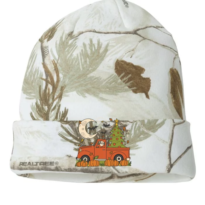 Santa Claus Christmas Holiday Truck Kati - 12in Camo Beanie