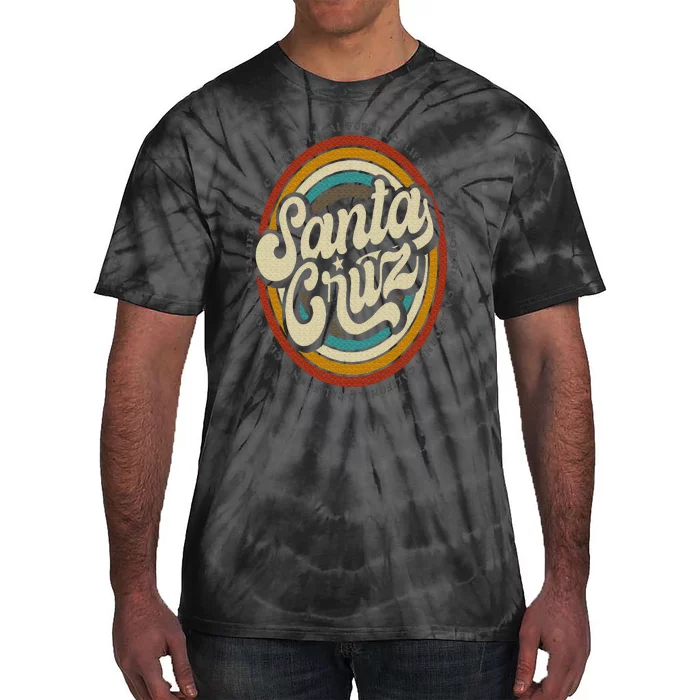 Santa Cruz city in California CA vintage retro souvenir Tie-Dye T-Shirt