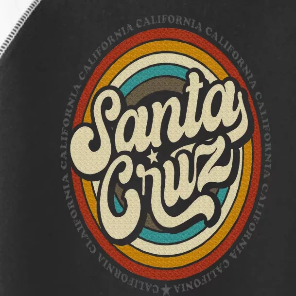 Santa Cruz city in California CA vintage retro souvenir Toddler Fine Jersey T-Shirt