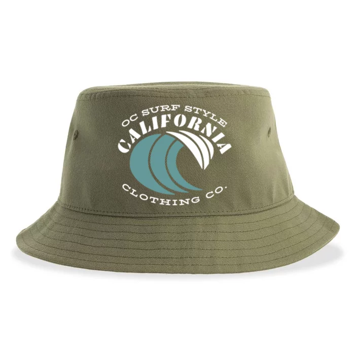 Santa Cruz California Sunset Circle Gift Sustainable Bucket Hat