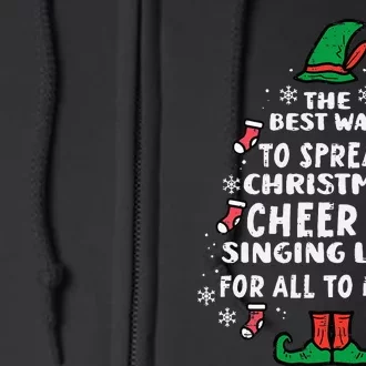 Spread Christmas Cheer with Hilarious Xmas Gifts Full Zip Hoodie