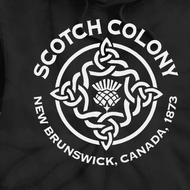 Scotch Colony Celtic Knot Tie Dye Hoodie