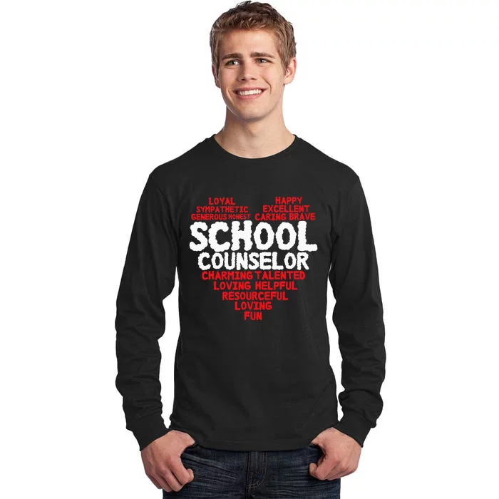 School Counselor Counsling Guidance Counselor Tall Long Sleeve T-Shirt