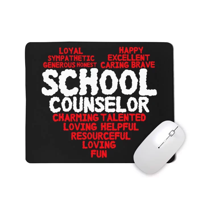 School Counselor Counsling Guidance Counselor Mousepad