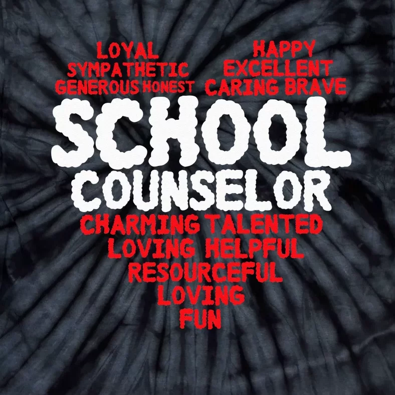 School Counselor Counsling Guidance Counselor Tie-Dye T-Shirt