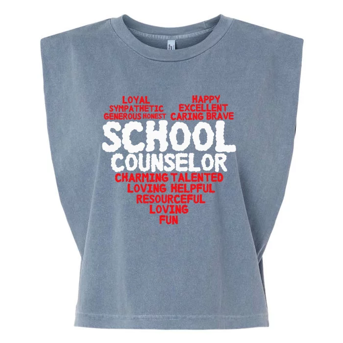 School Counselor Counsling Guidance Counselor Garment-Dyed Women's Muscle Tee