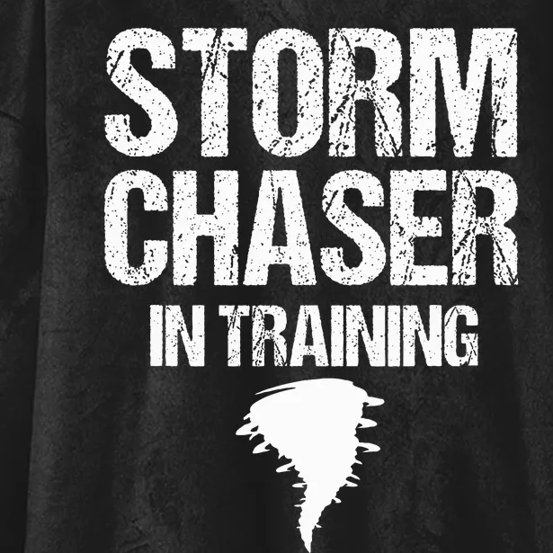 Storm Chaser Chasing Weather Hurricane Tornado Twister Gift Hooded Wearable Blanket