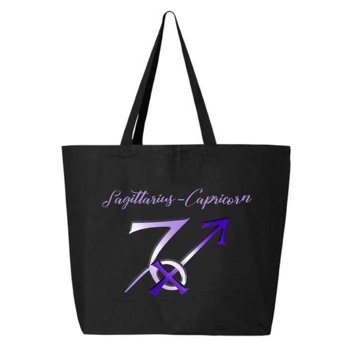 Sagittarius Capricorn Cusp Zodiac Horoscope 25L Jumbo Tote