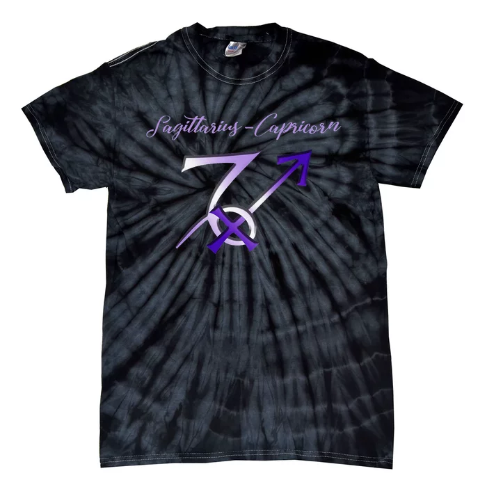 Sagittarius Capricorn Cusp Zodiac Horoscope Tie-Dye T-Shirt