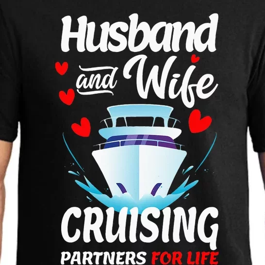 Summer Cruising Cruise Vacation Husband Wife Couple Pajama Set