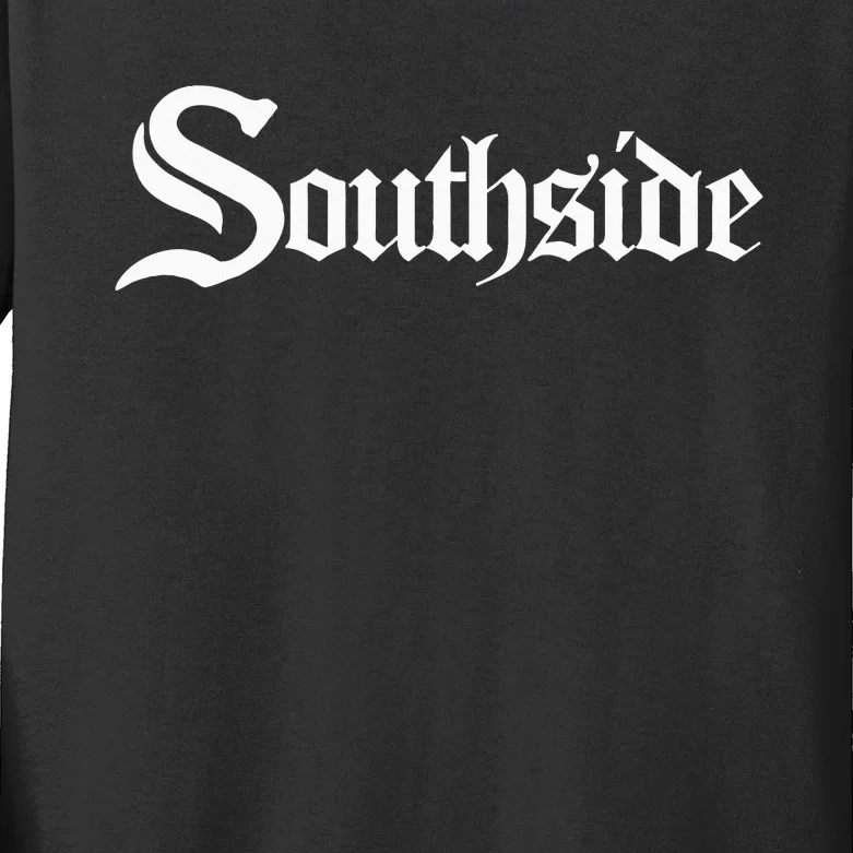 Southside Chi City Chicago Kids Long Sleeve Shirt