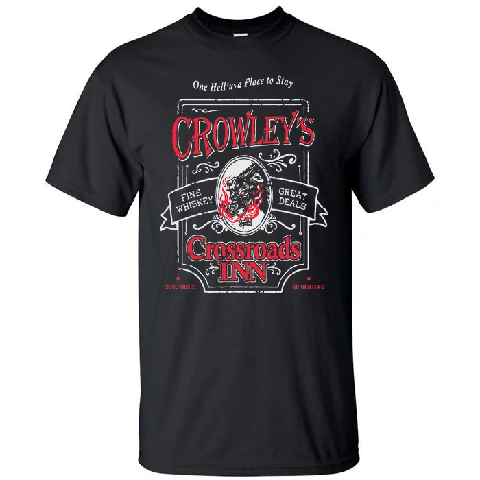 Supernatural CrowleyS Crossroads Inn Tall T-Shirt