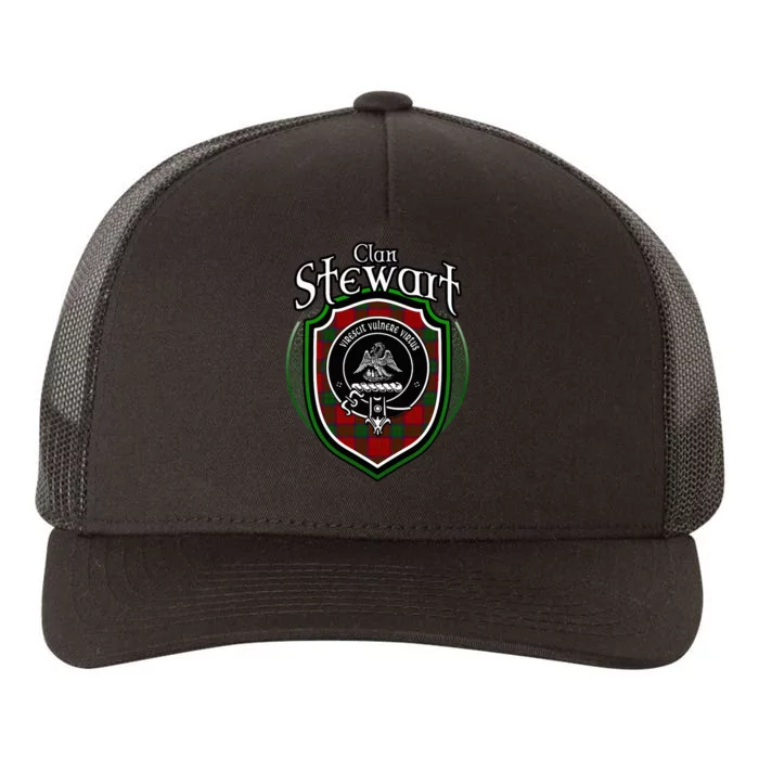 Stewart Clan Crest Scottish Clan Stewart Family Badge Yupoong Adult 5-Panel Trucker Hat