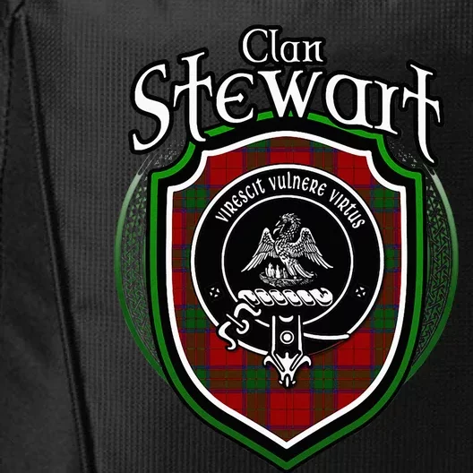 Stewart Clan Crest Scottish Clan Stewart Family Badge City Backpack