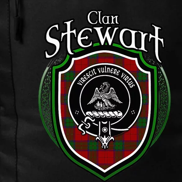 Stewart Clan Crest Scottish Clan Stewart Family Badge Daily Commute Backpack