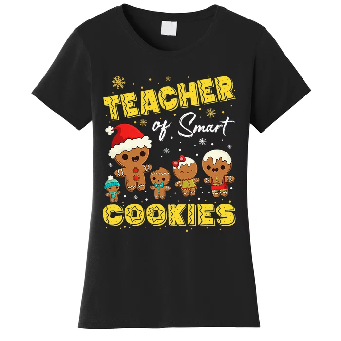 Smart Cookies Christmas Teacher Gift Women's T-Shirt