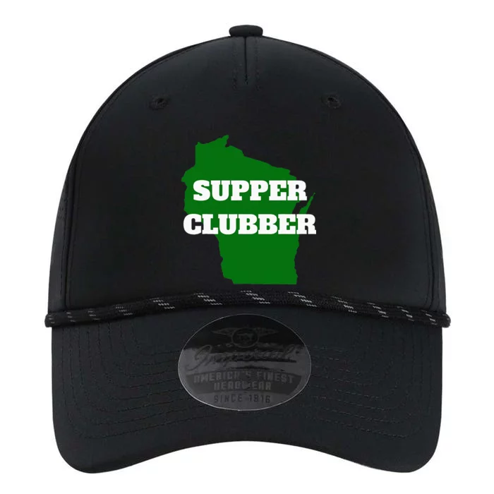 Supper Clubber Club Dining Restaurant Funny Wisconsin Performance The Dyno Cap