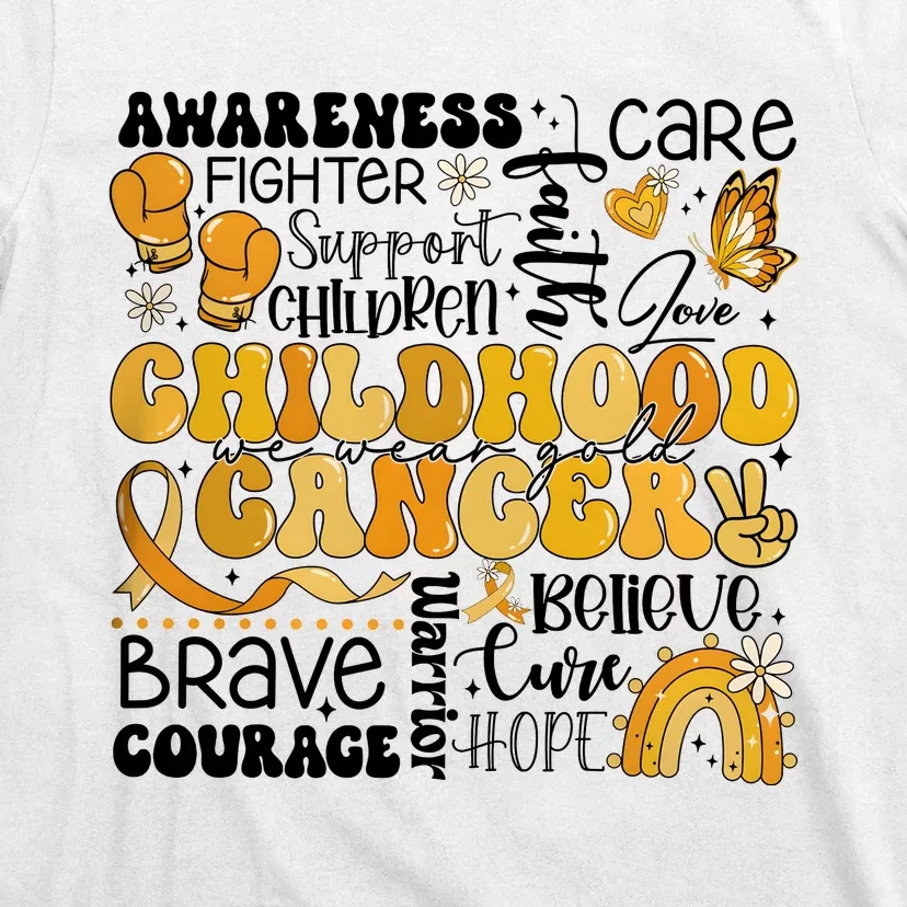 Support Children Childhood Cancer Awareness T-Shirt