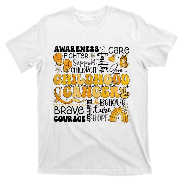 Support Children Childhood Cancer Awareness T-Shirt