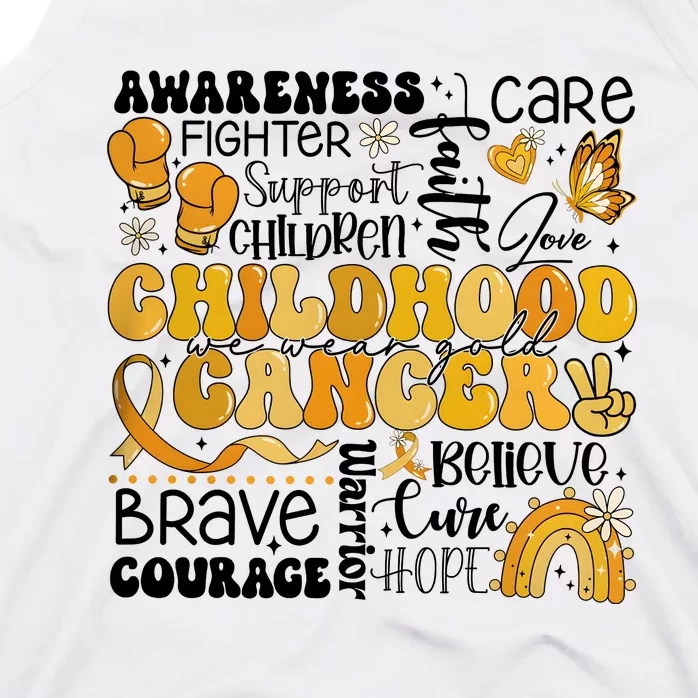 Support Children Childhood Cancer Awareness Tank Top