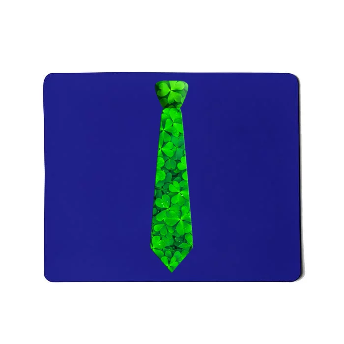 Shamrocks Clover Camo Leaves Necktie St Patrick's Lucky Dad Cool Gift Mousepad