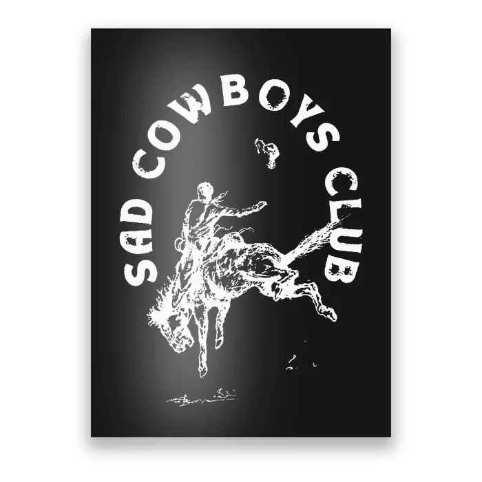 Sad Cowboy Club Poster