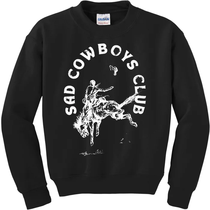 Sad Cowboy Club Kids Sweatshirt