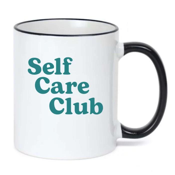 Self Care Club Inspiring Aesthetic Self Love Black Color Changing Mug