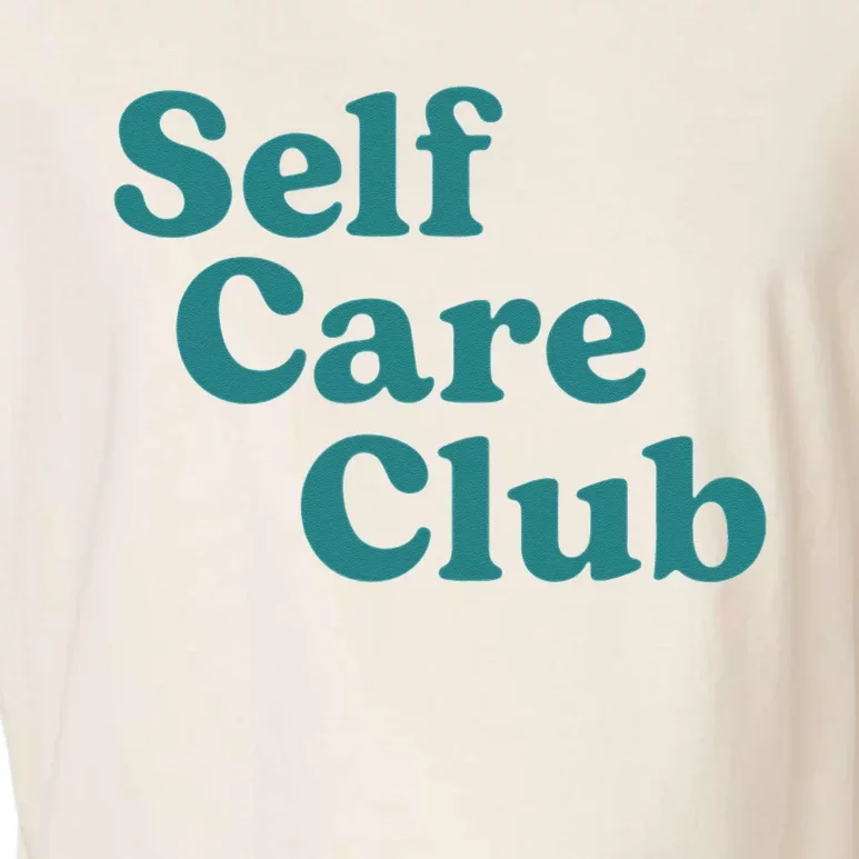 Self Care Club Inspiring Aesthetic Self Love Garment-Dyed Women's Muscle Tee