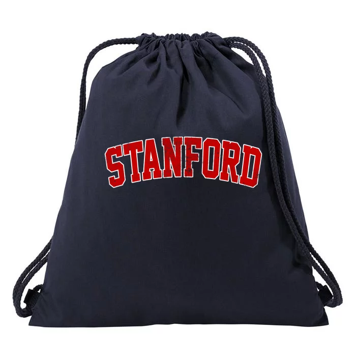 Stanford California CA Vintage Sports Logo Drawstring Bag