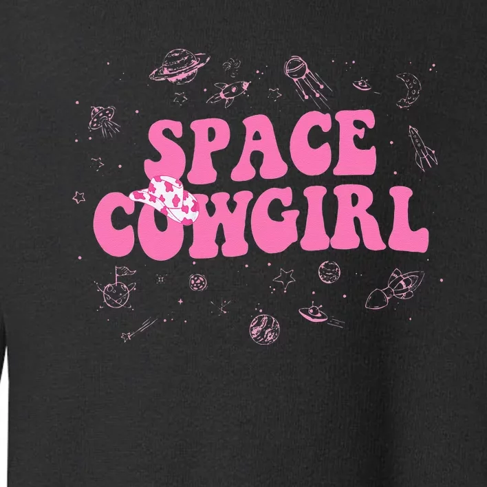 Space Cowgirl Costume For Teens Women Retro Groovy 70s Toddler Sweatshirt