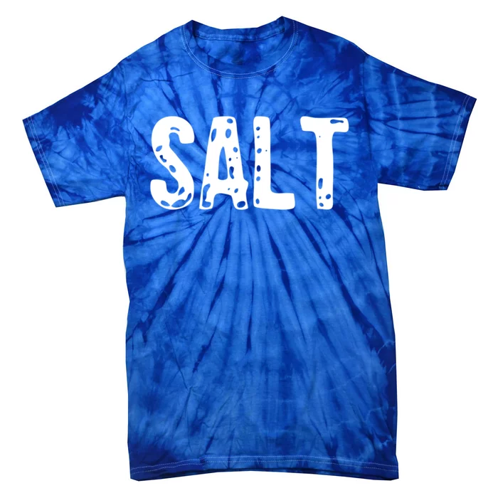 Salt Costume Couple Salt And Pepper Costume Gift Tie-Dye T-Shirt