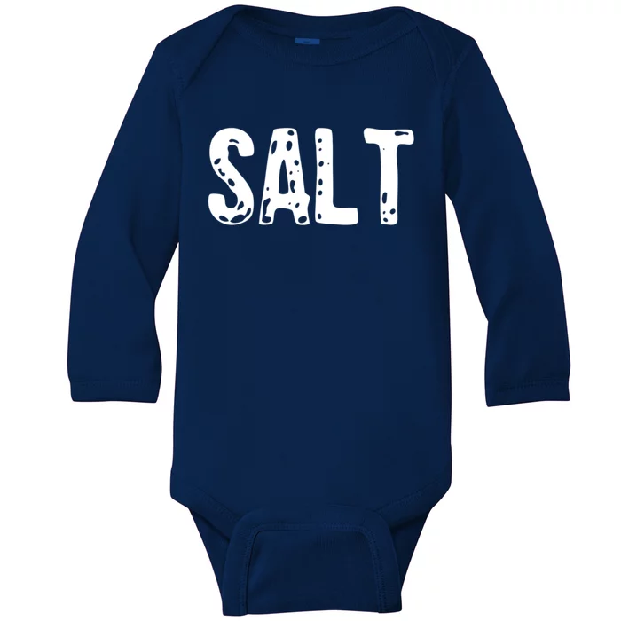 Salt Costume Couple Salt And Pepper Costume Gift Baby Long Sleeve Bodysuit