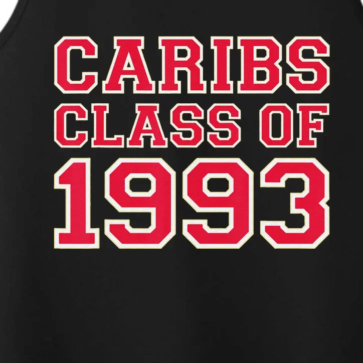 St. Croix Central High School Caribs funny Class Of 1993 Performance Tank