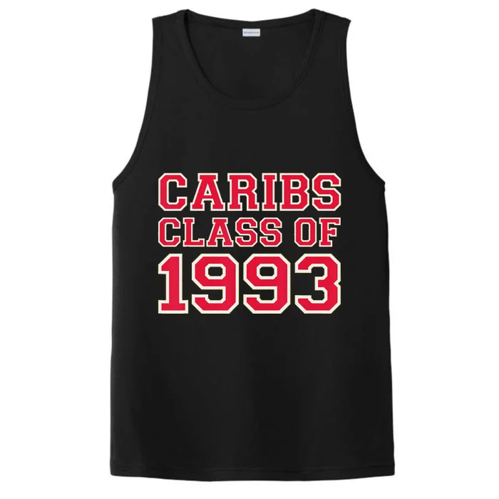 St. Croix Central High School Caribs funny Class Of 1993 Performance Tank