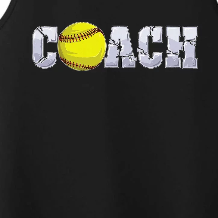 Softball Coach Coaching Assistant Coach Softball Team Performance Tank