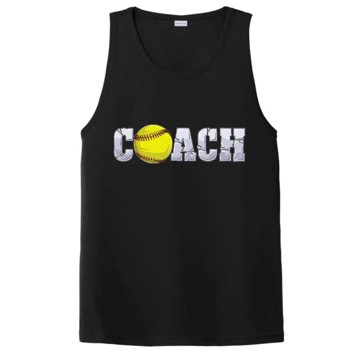 Softball Coach Coaching Assistant Coach Softball Team Performance Tank